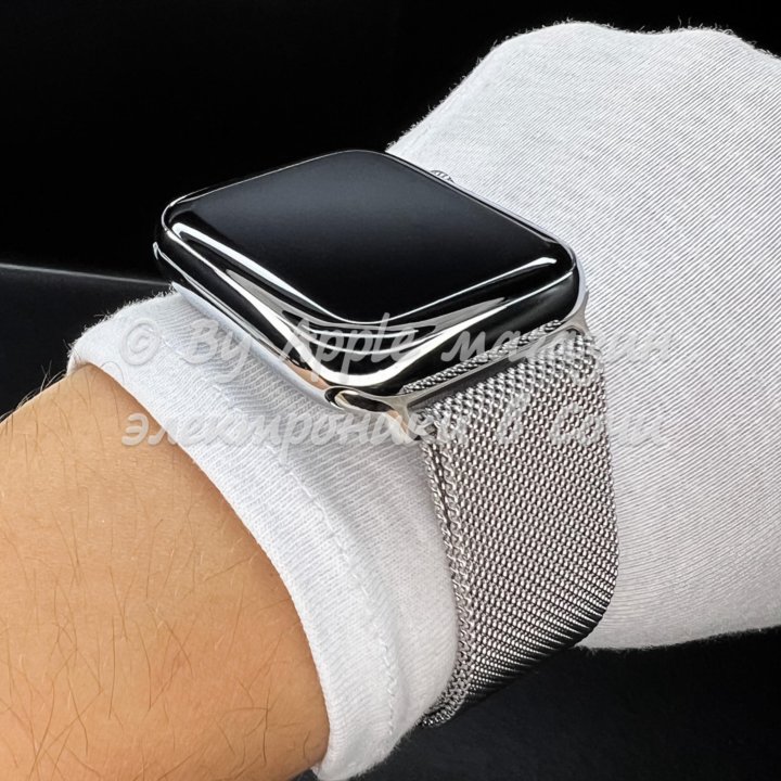 Apple Watch 7 (глянец, новые, 3 ремешка)