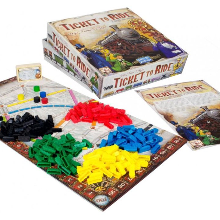 Настольная игра Ticket to Ride Америка (Билет на поезд)