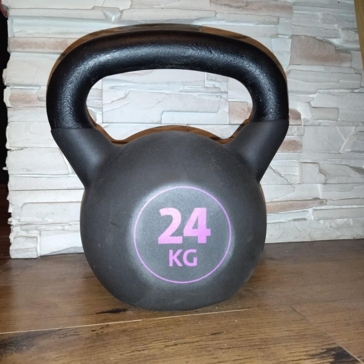 Гиря 24 кг для кроссфита Kettlebell Domyos