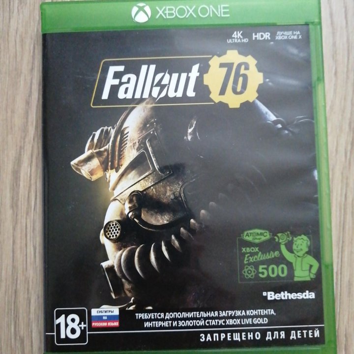 XBOX one Х Fallout 76 Edition hdd 1 Тb