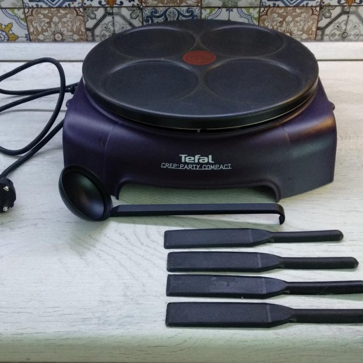 Блинница tefal crep' party compact