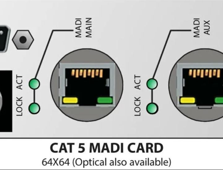 Soundcraft Madi cat5. И другие. Новые