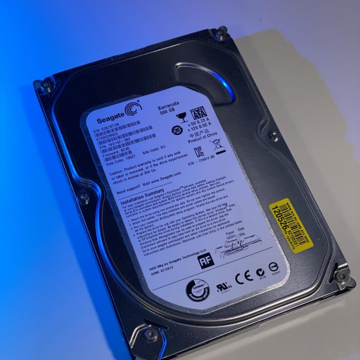 Жёсткий диск 3.5 Seagate Barracuda HDD 500 ГБ