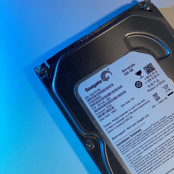 Жёсткий диск 3.5 Seagate Barracuda HDD 500 ГБ