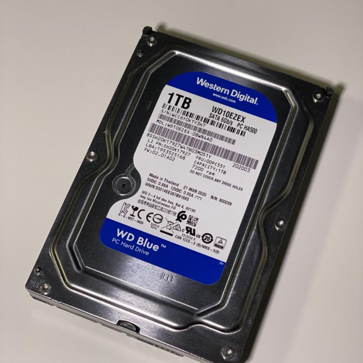 Жесткий диск Western Digital 1 ТБ