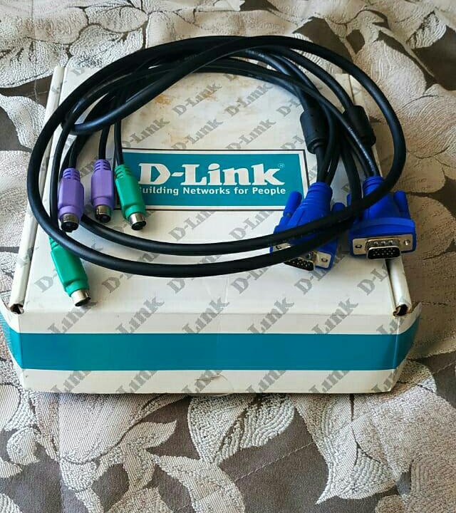 Кабель D-Link DKVM-CB/А2 （VGA и PS/2）