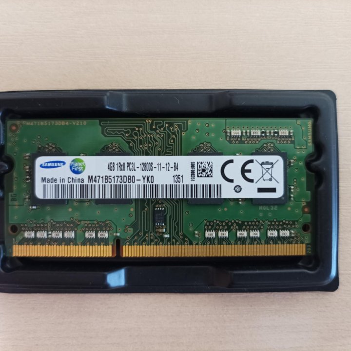 DDR3L Samsung 4 GB 1600 MHz