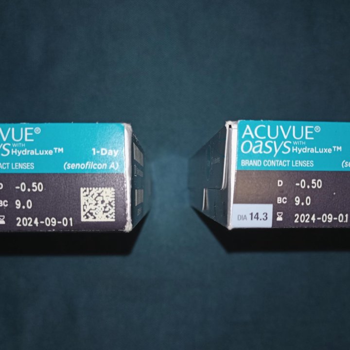 Контактные линзы Acuvue Oasys -0.50