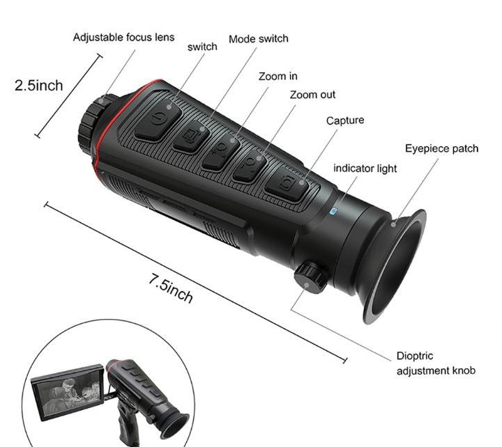 Тепловизор монокуляр HTI HT-A4 с монитором