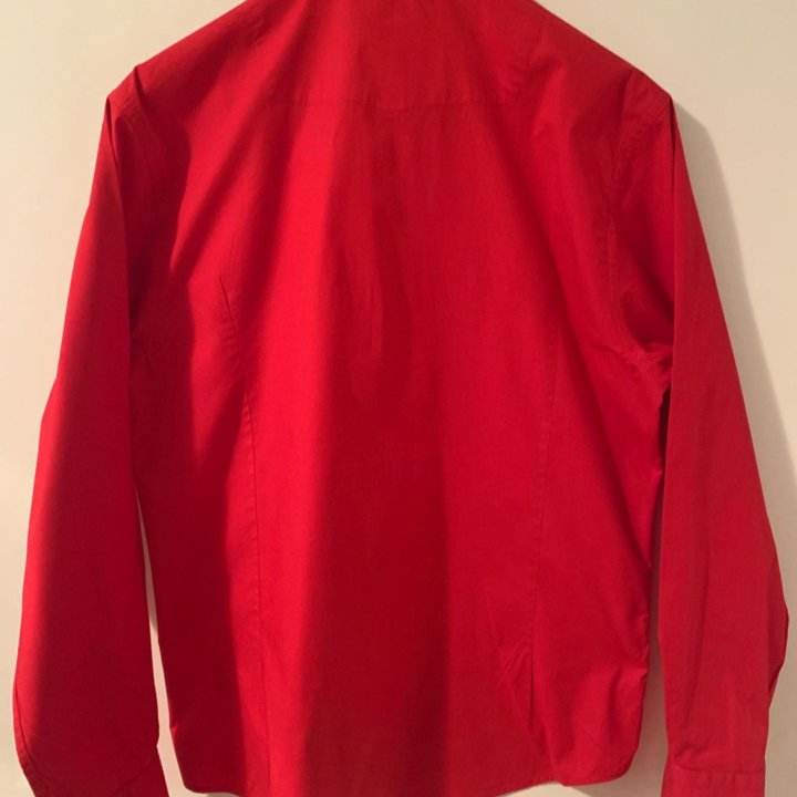 Красная рубашка Carlo Puccini 48 размер