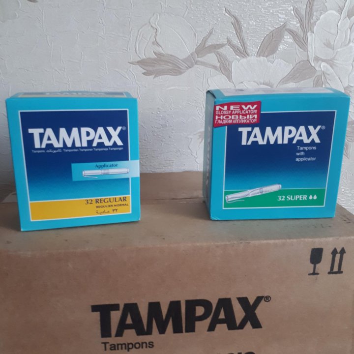 Тампоны TAMPAX с аппликатором 32 шт SUPER,REGULAR