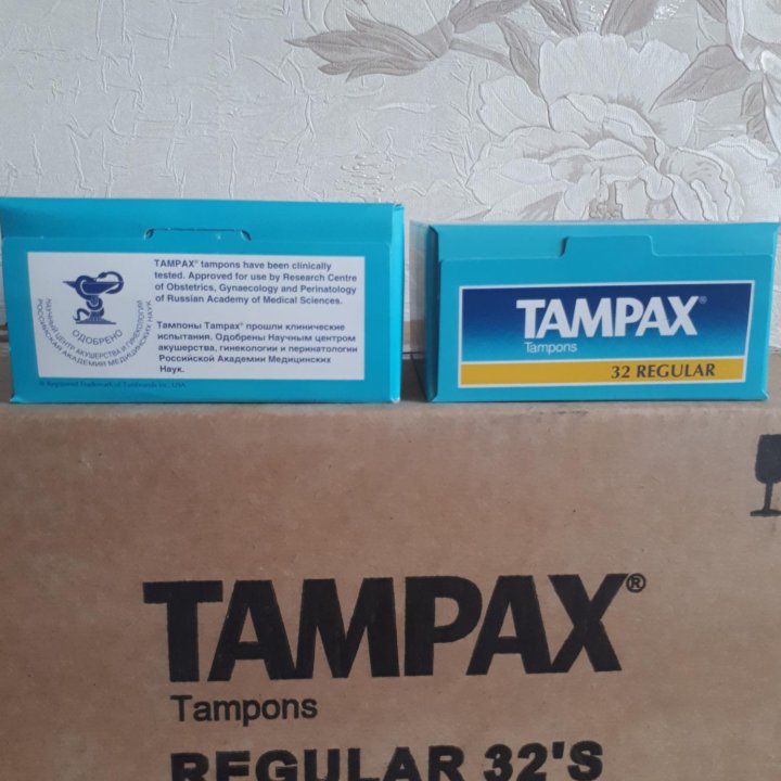 Тампоны TAMPAX с аппликатором 32 шт SUPER,REGULAR