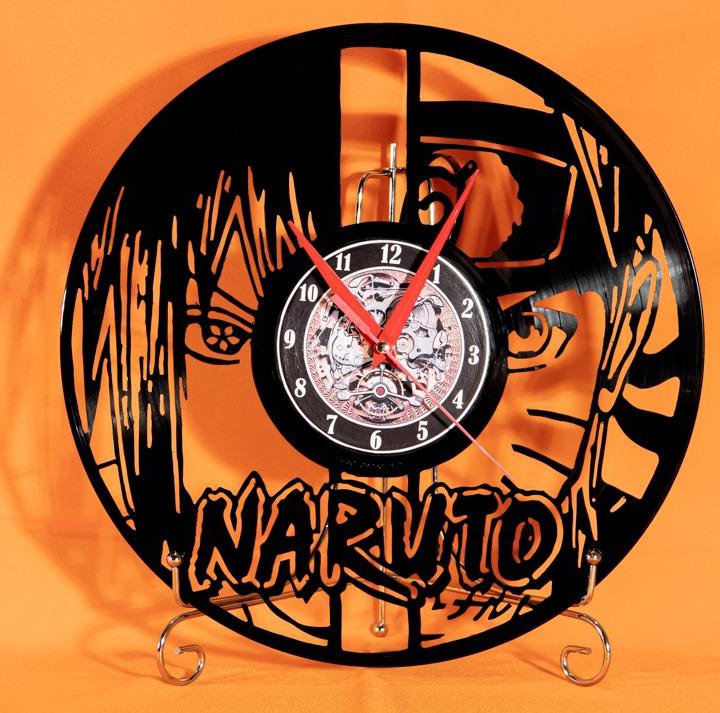 Naruto. Часы из виниловой пластинки