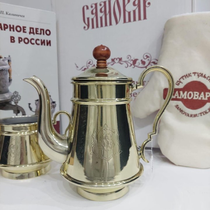 Набор старинный для самовара. Fabr Wolska. Латунь