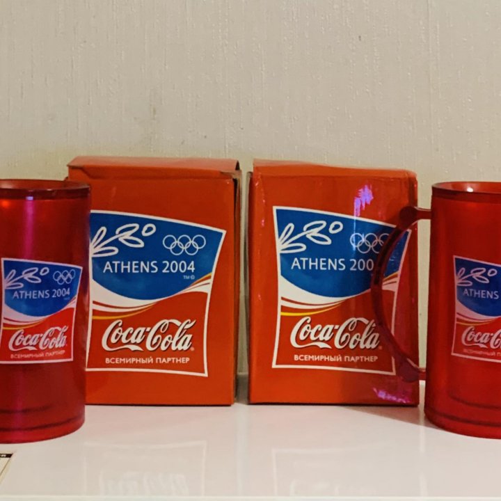 Кружки олимпиада 2004 Афины Coca Cola