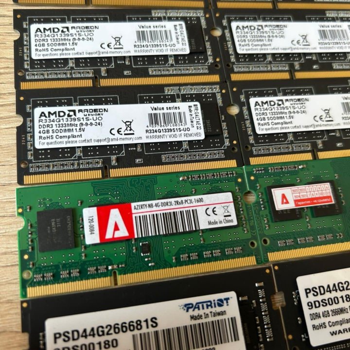 НОВАЯ ОПЕРАТИВНАЯ ПАМЯТЬ 4GB DDR3\DDR3L\DDR4