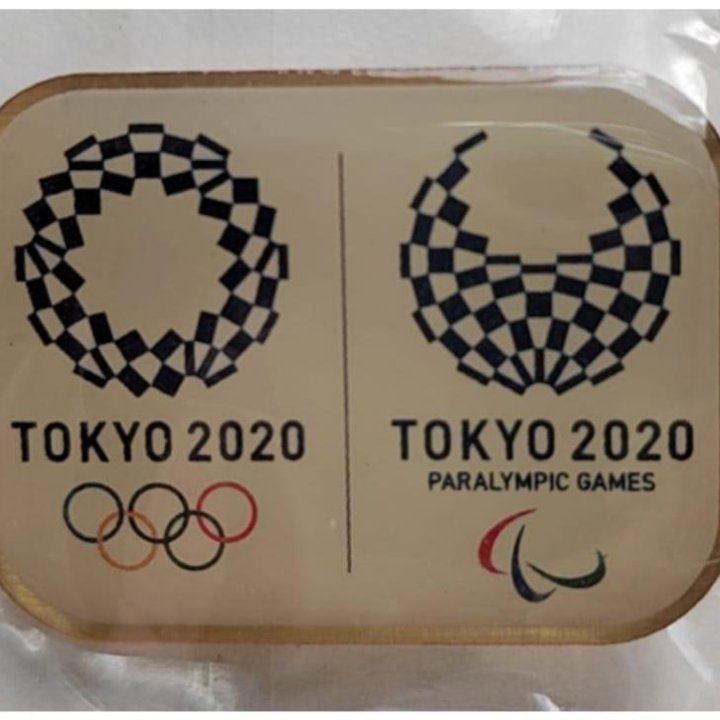 Значок Tokyo 2020 Paralympic / Olympic Games