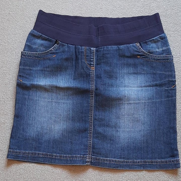 Юбка джинсовая для беременных