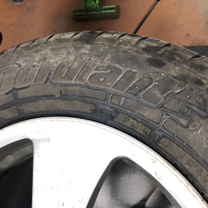 215/70 R16 шина летняя Кордиант 1шт