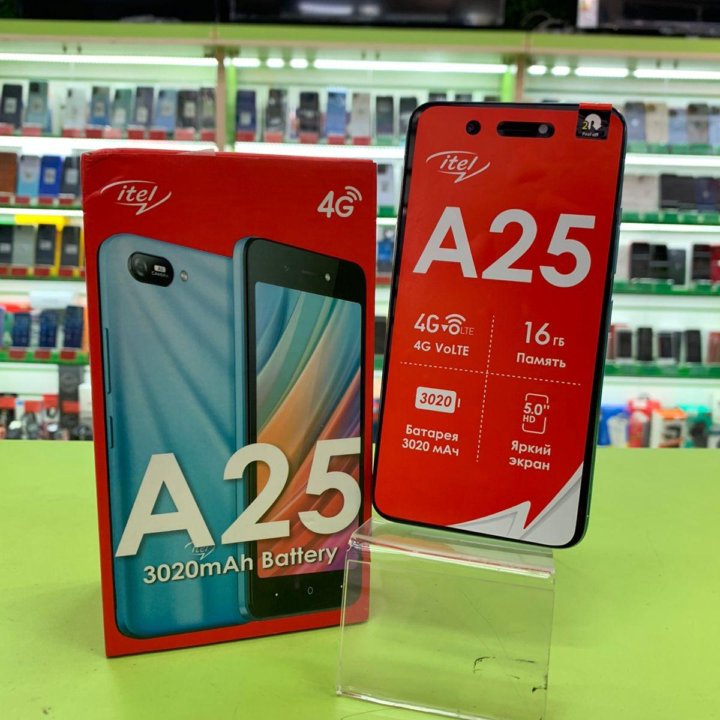 itel A25 1/16Gb 3020mAh 5