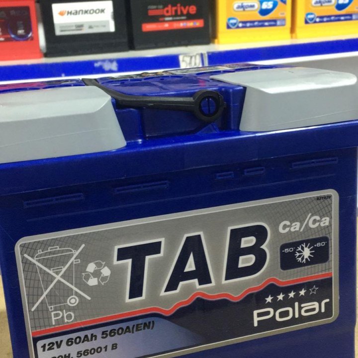 Аккумулятор TAB polar (КУБ) 60 Ah