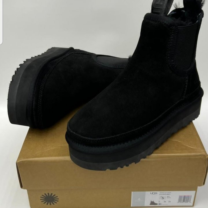 Ugg на платформе с резинкой