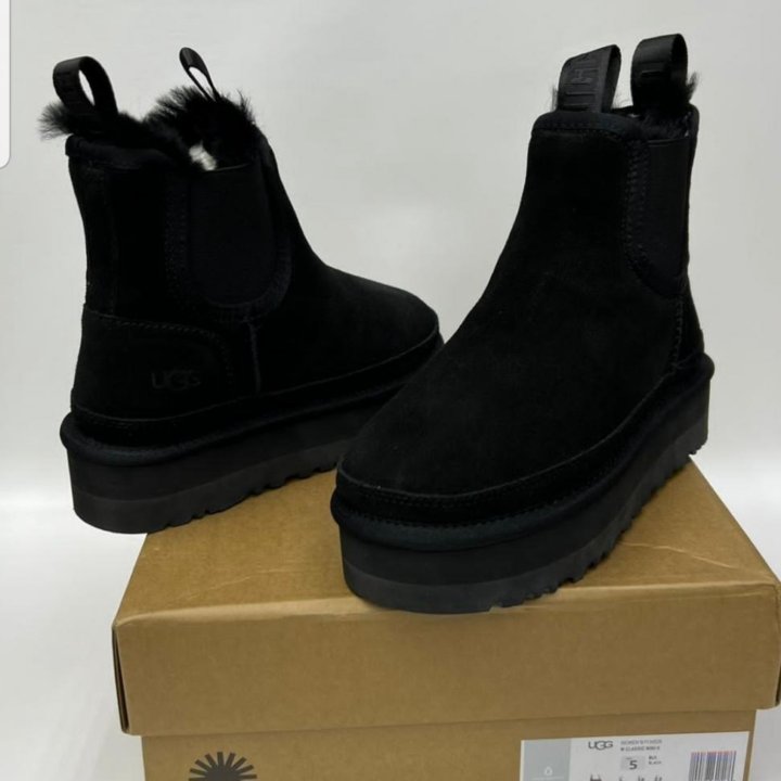 Ugg на платформе с резинкой