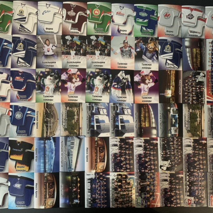 380 наклеек SeReal Хоккей КХЛ 2012-2013