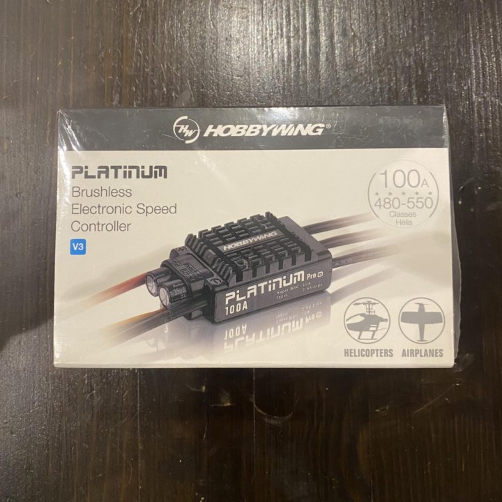 Новый бк регулятор HobbyWing Platinum 100A V3