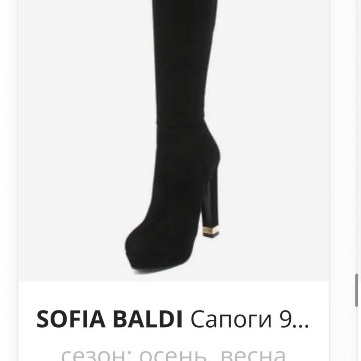 Брендовые сапоги