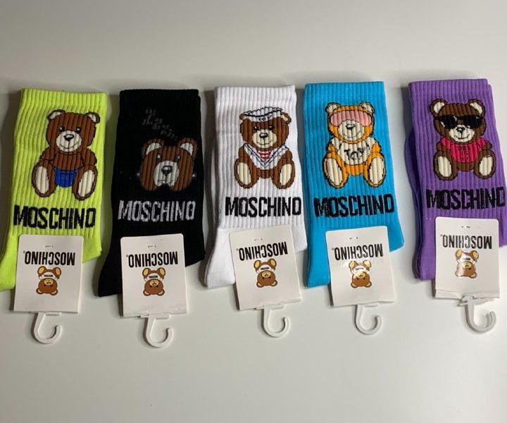 Носки женские Moschino (с мишками) - 5 пар