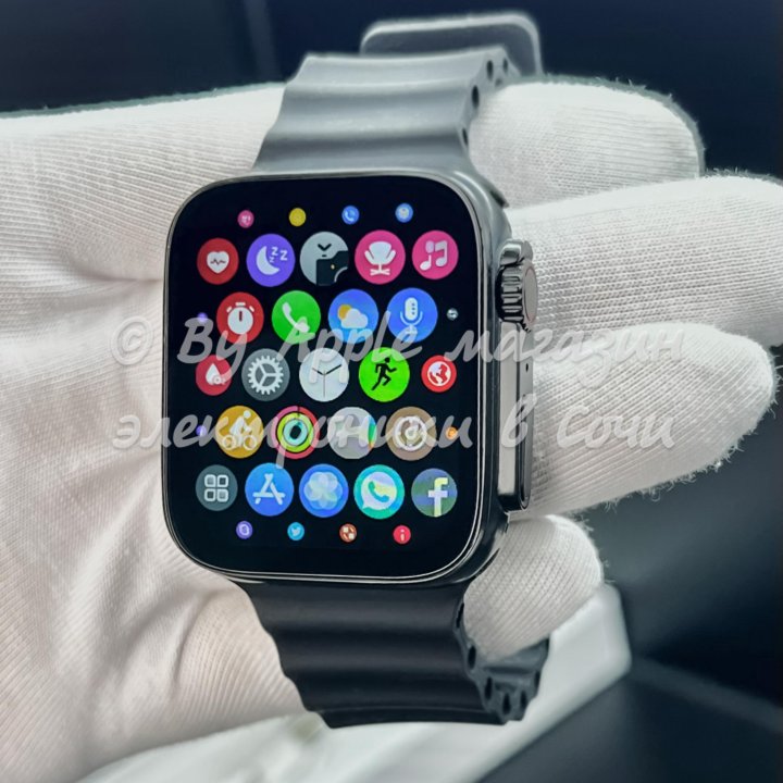 Apple Watch 8 Ultra 45мм (люкс, чёрные)