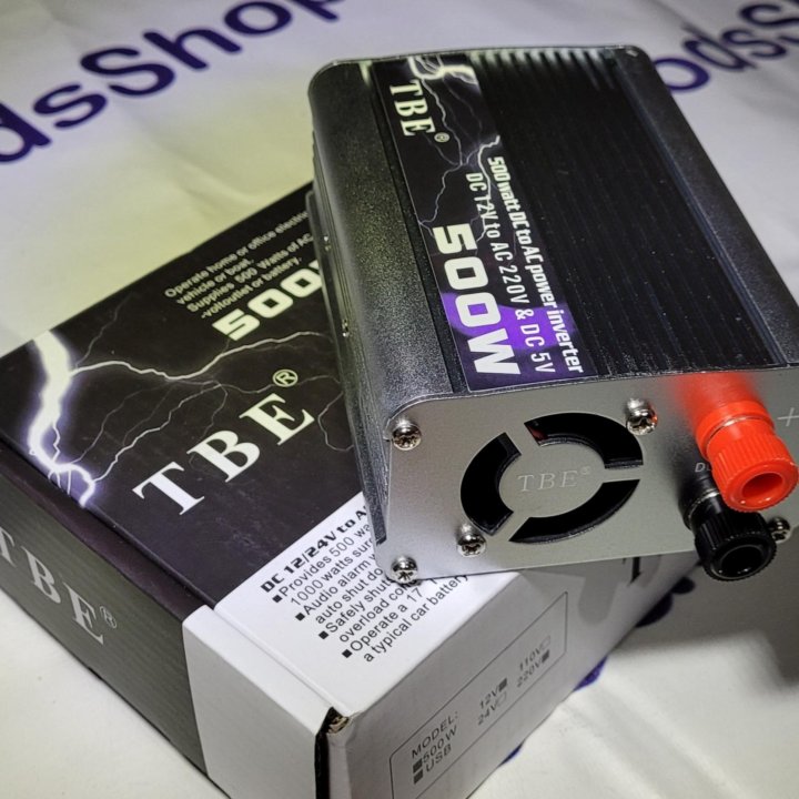 Инвертор напряжения TBE с 12-220V на 500W