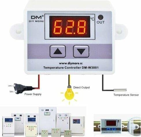 Цифровой терморегулятор XH-W3001(220вольт)