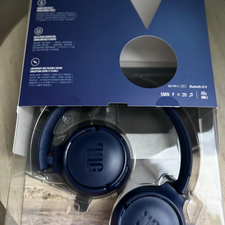 Беспроводные наушники JBL Tune 510BT, синий купить в Москве, цена 3 500 ...