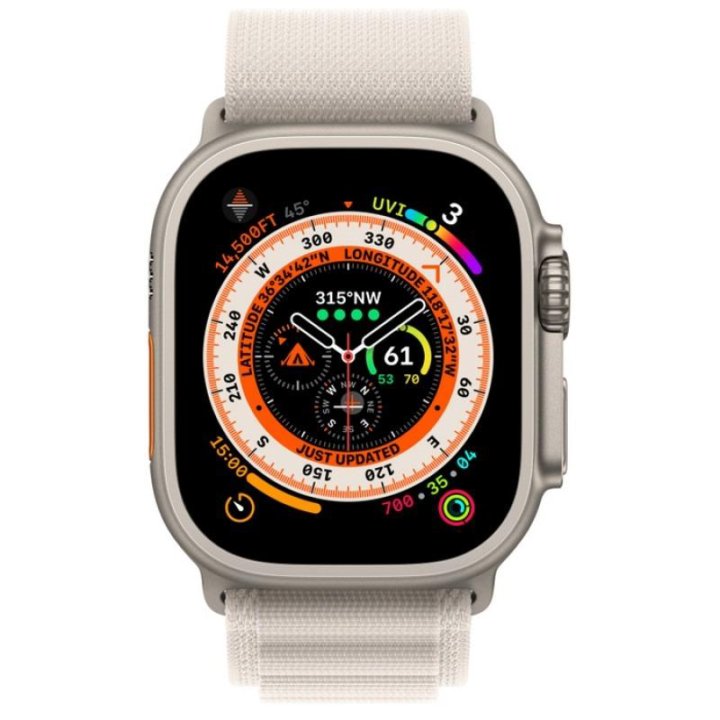 Apple Watch Ultra 49mm with Starlight Alpine Loop
