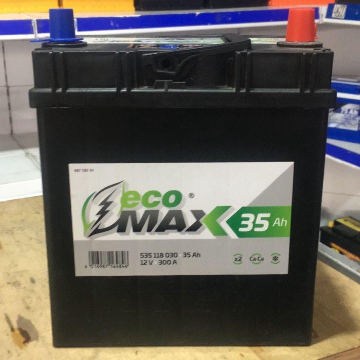 Аккумулятор ECO MAX (ASIA) 35 А/ч