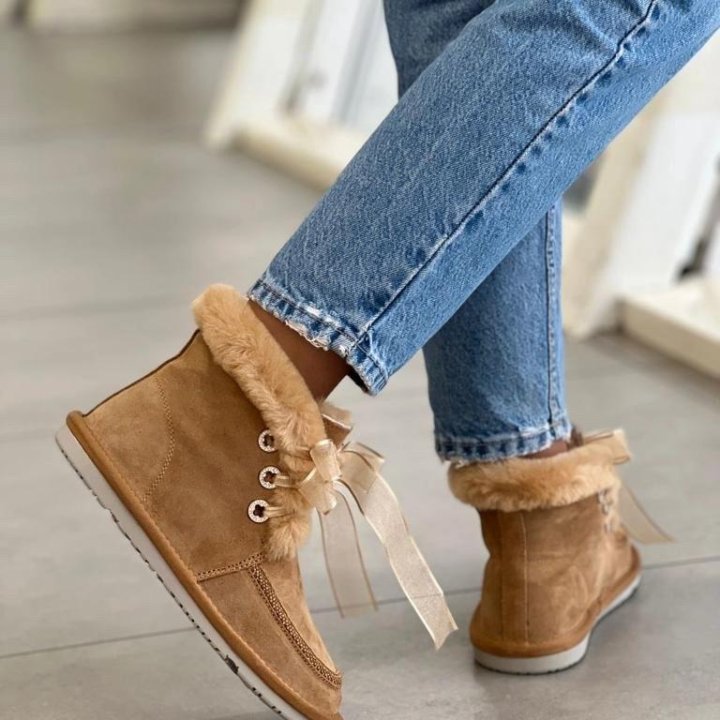 Замшевые ботинки????