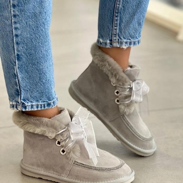 Замшевые ботинки????