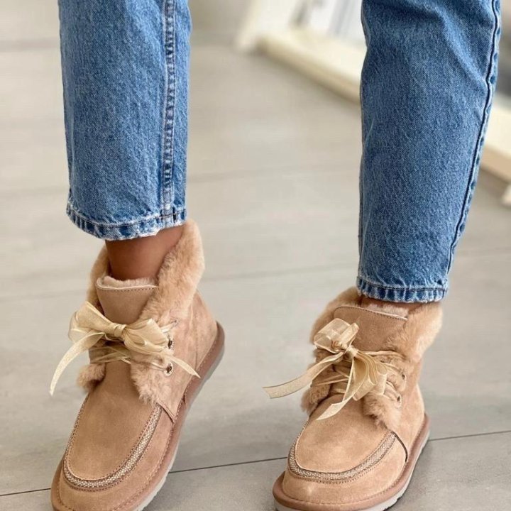 Замшевые ботинки????