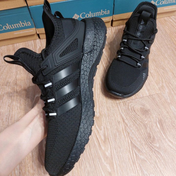  ADIDAS мягкие черные кроссовки мужские