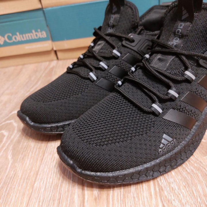  ADIDAS мягкие черные кроссовки мужские