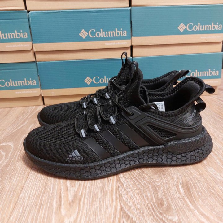  ADIDAS мягкие черные кроссовки мужские