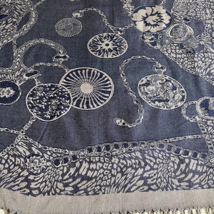 Палантин синий