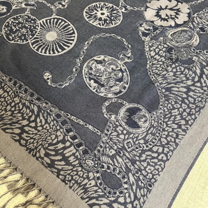 Палантин синий