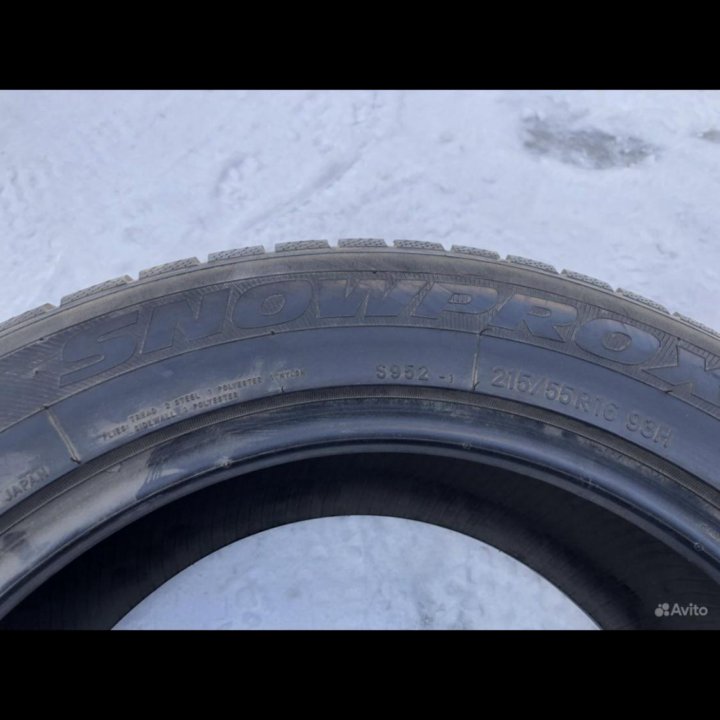 215/55 R16 шина зимняя Новая Тойе Япония 1шт