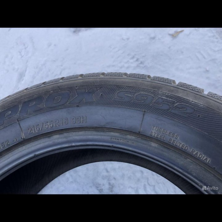 215/55 R16 шина зимняя Новая Тойе Япония 1шт