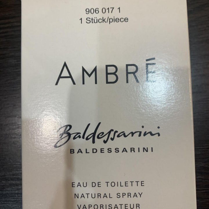 Туалетная мужская вода Baldessarini Ambre , 90ml