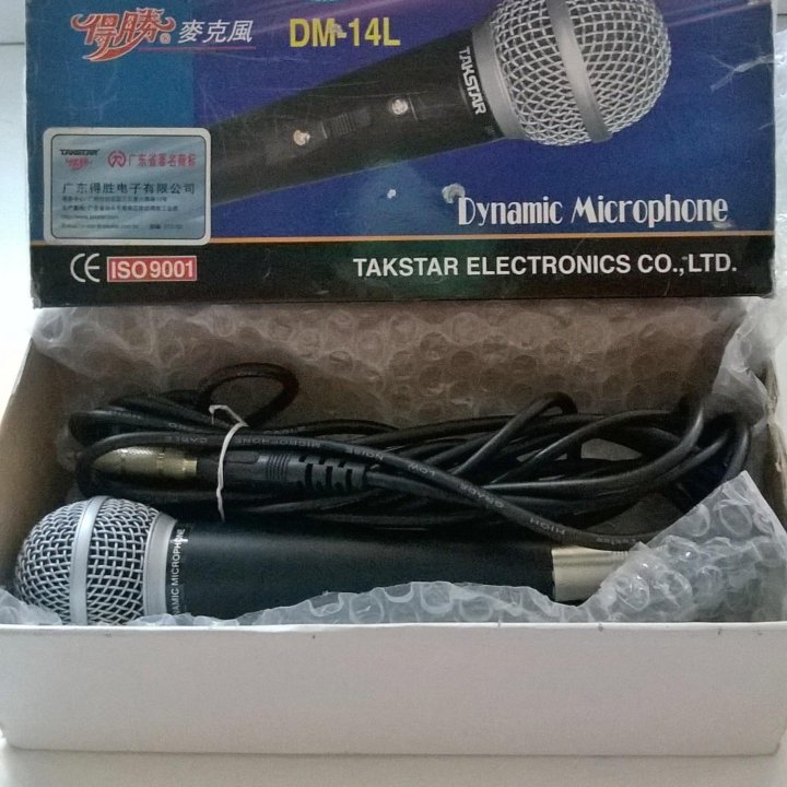 Микрофон новый TAKSTAR DM-14L