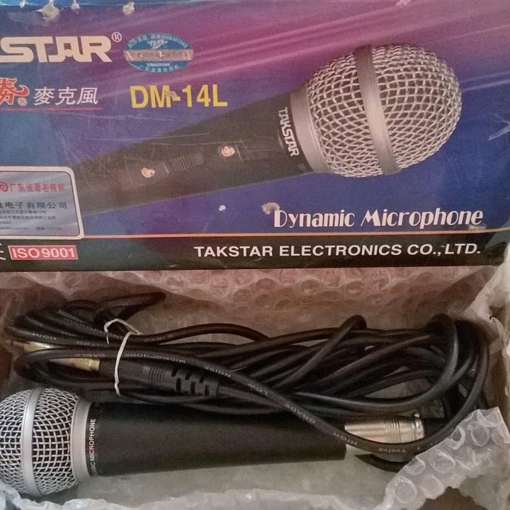 Микрофон новый TAKSTAR DM-14L